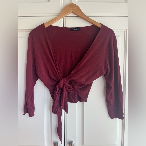 Soft Tie Front Top - Picture 1 of 2